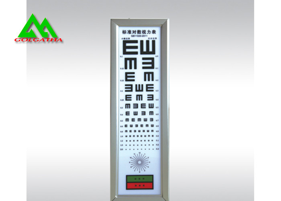 Κίνα Ελαφρύ κιβώτιο διαγραμμάτων ματιών εξοπλισμού νοσοκομείων οφθαλμικό για για τη δοκιμή Enghtsight προμηθευτής